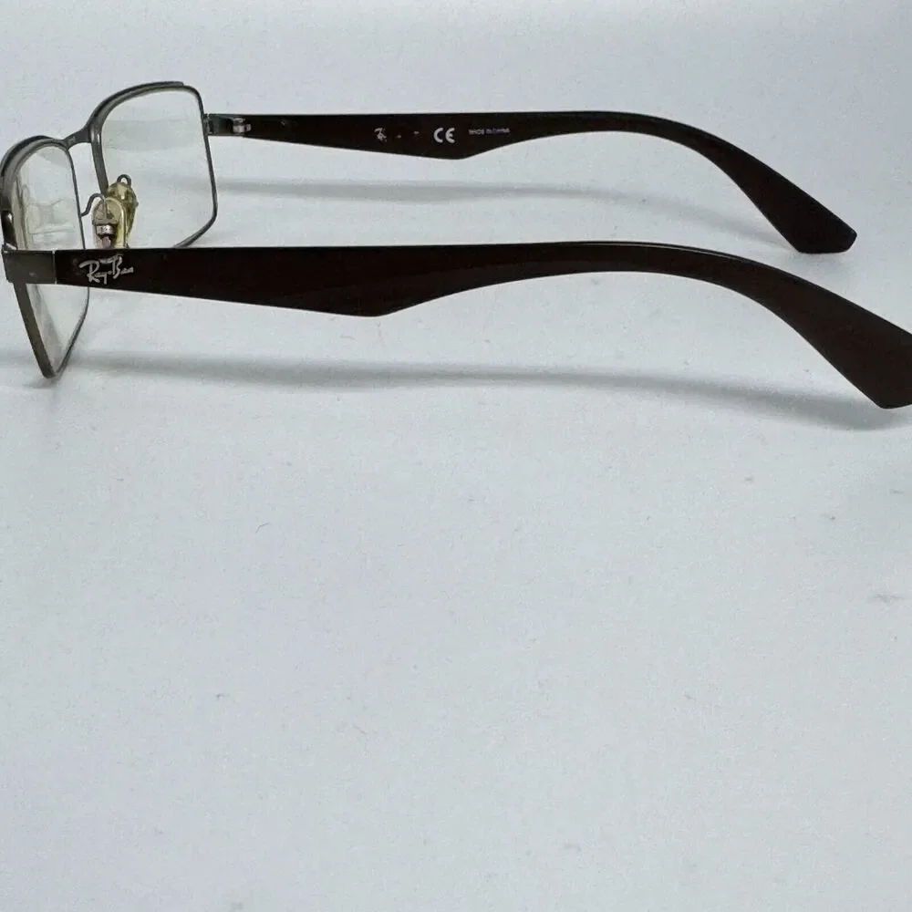Ray-Ban Eyeglasses‎ Rimless Silver Frames RB6332 2850 53-18-140 H15841